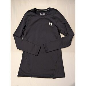 Under Armour Men's Small Black Long Sleeve Compression Baselayer Top